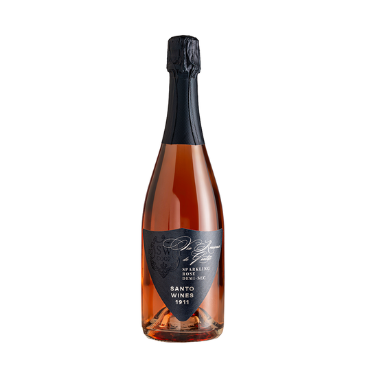 Santo Wines Sparkling Rose Demi-Sec 2024 (750ml)